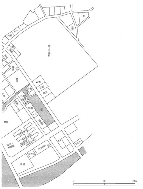 図表1-1-3　昭和30年ころの湊浦の町並み２