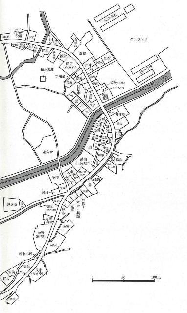 図表1-1-3　昭和30年ころの柏の町並み２
