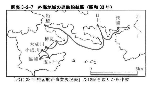 図表3-2-7　外海地域の巡航船航路